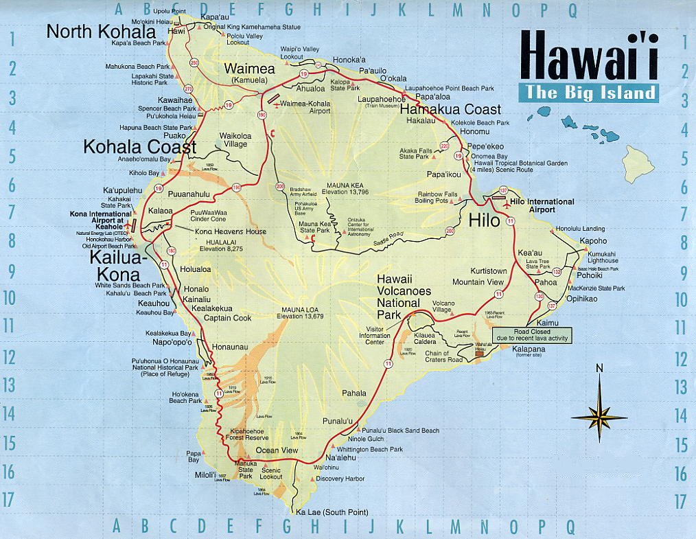 Free Printable Hawaii Map