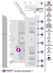 Hawaiian Airlines Honolulu Airport Map