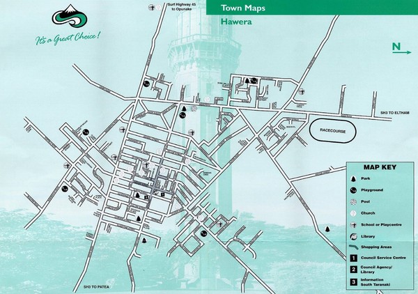 Hawera Town Map