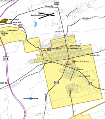 Hazelton Street Map