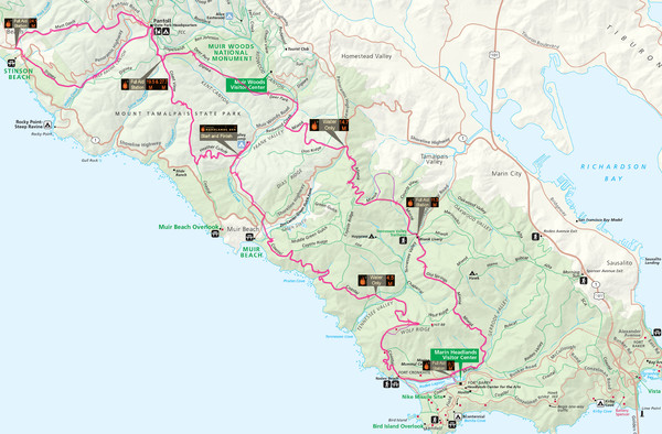 Headlands 50K Map (for 2011 race and future races)