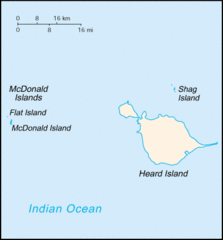 Heard Island and McDonald Islands Tourist Map