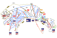 Heavenly Ski Resort Ski Trail Map