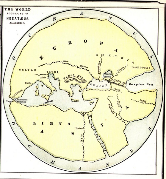 Hecataeus World Map