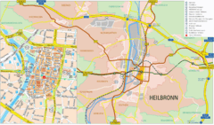 Heilbronn Tourist Map