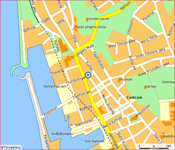 Helsingborg City Map
