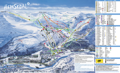 Hemsedal Ski Trail Map
