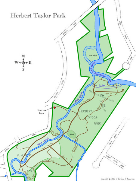 Herbert Taylor Park Map
