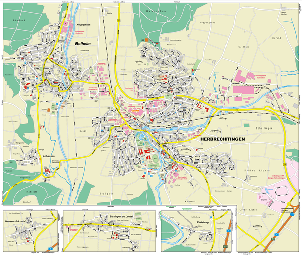 Herbrechtingen Map