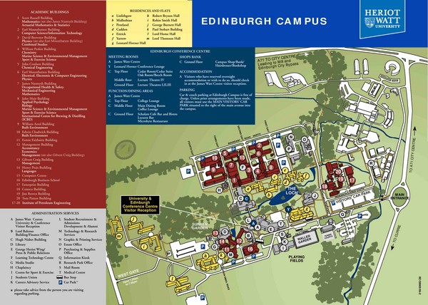Heriot Watt University Map