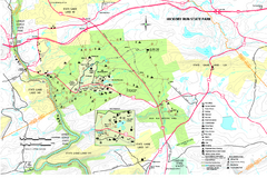 Hickory Run State Park Map