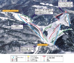 Hida Takayama Ski Trail Map