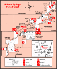 Hidden Springs, Illinois Site Map