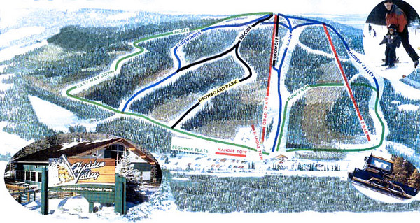 Hidden Valley Ski Trail Map