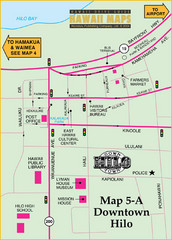 Hilo Tourist Map