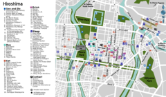 Hiroshima Tourist Map