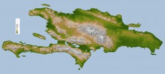 Hispaniola Topo Map