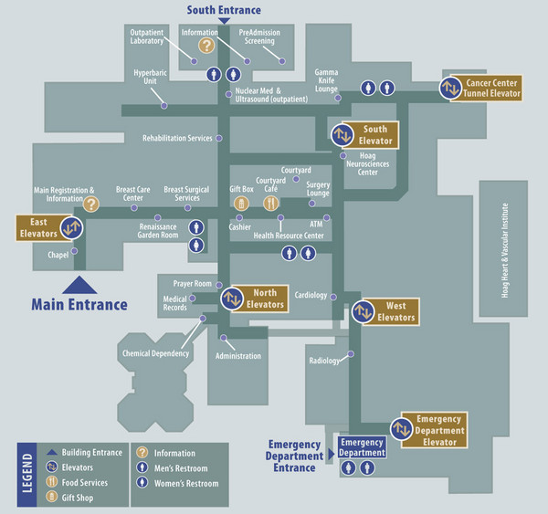 Hoag Hospital Map