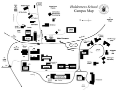 Holderness School Campus Map