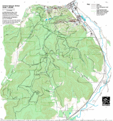 Holiday Valley and Holimont Ski Area Map