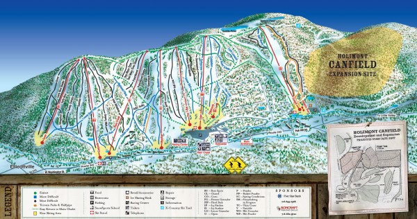 Holimont Ski Trail Map