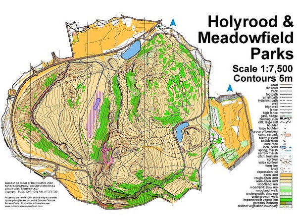Holyrood Park Map