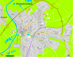 Holzminden Map