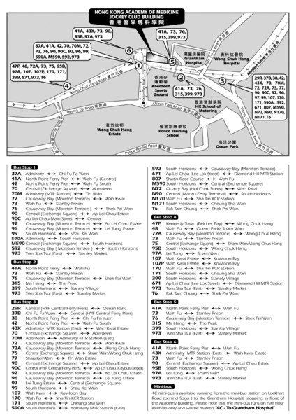 170 Bus Route Map Hong Kong Academy Of Medicine Bus Route Map - 99 Wong Chuk Hang Road  Aberdeen Hong Kong • Mappery