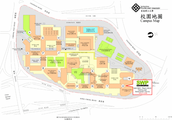 Hong Kong Polytechnic University map