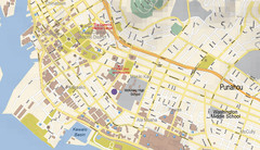 Honolulu - Oahu-  Map-illustrator.com Map