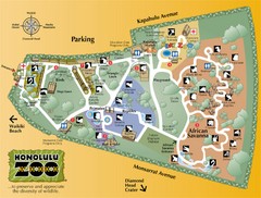 Honolulu Zoo Map