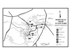 Hopeville Pond State Park trail map