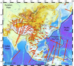 Horizontal Surface Motions map