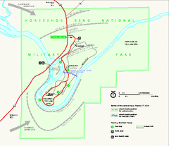 Horseshoe Bend National Military Park Official Map