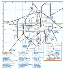 Hotels in Abilene, Texas Map
