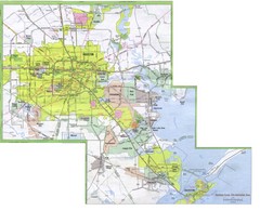 Houston Metropolitan Map