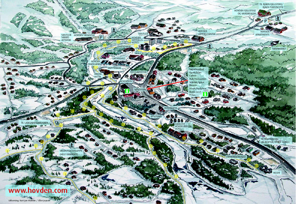 Hovden Town Map