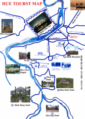 Hue Region Tourist Map