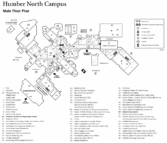 Humber College North Campus Map