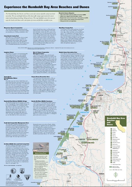 Humboldt Bay Area Beaches and Dunes Map