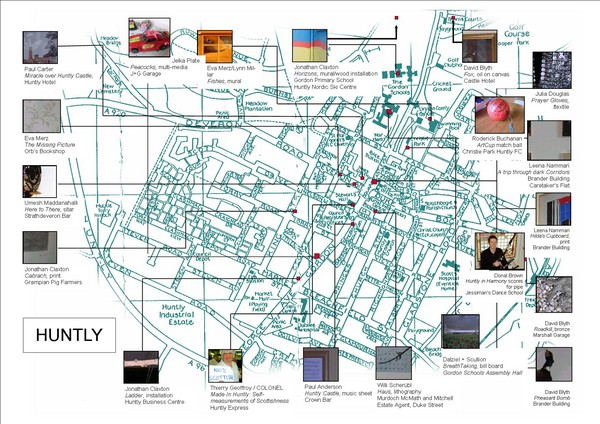 Huntly Town Collection Map