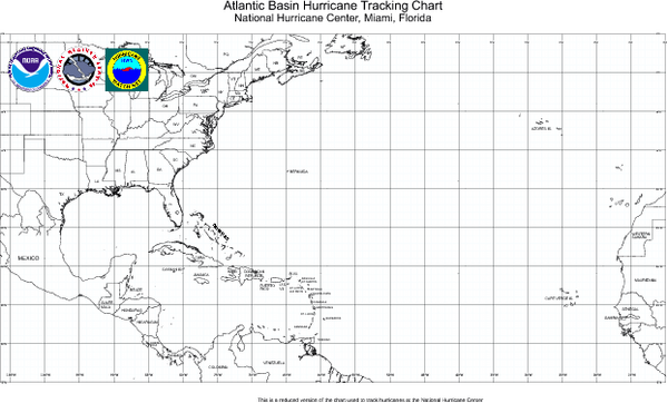 Noaa Atlantic Basin Hurricane Tracking Chart