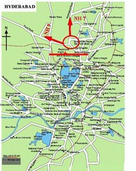 Hyderabad Tourist Map