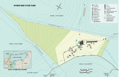 Hyner Run State Park map