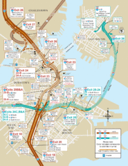 I-93 & I-90 Boston Map I-93 & I-90 Boston Map