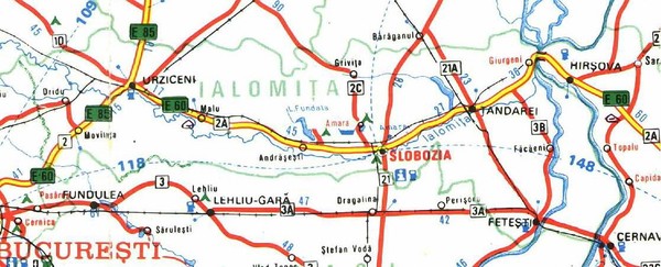 Ialomita Map