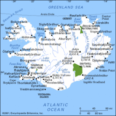 Iceland Hiking Map