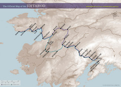 Iditarod Route Map