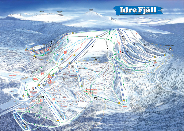 Idre Ski Trail Map