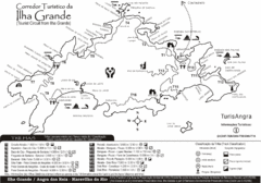 Ilha Grande Tourist Map Ilha Grande Tourist Map
